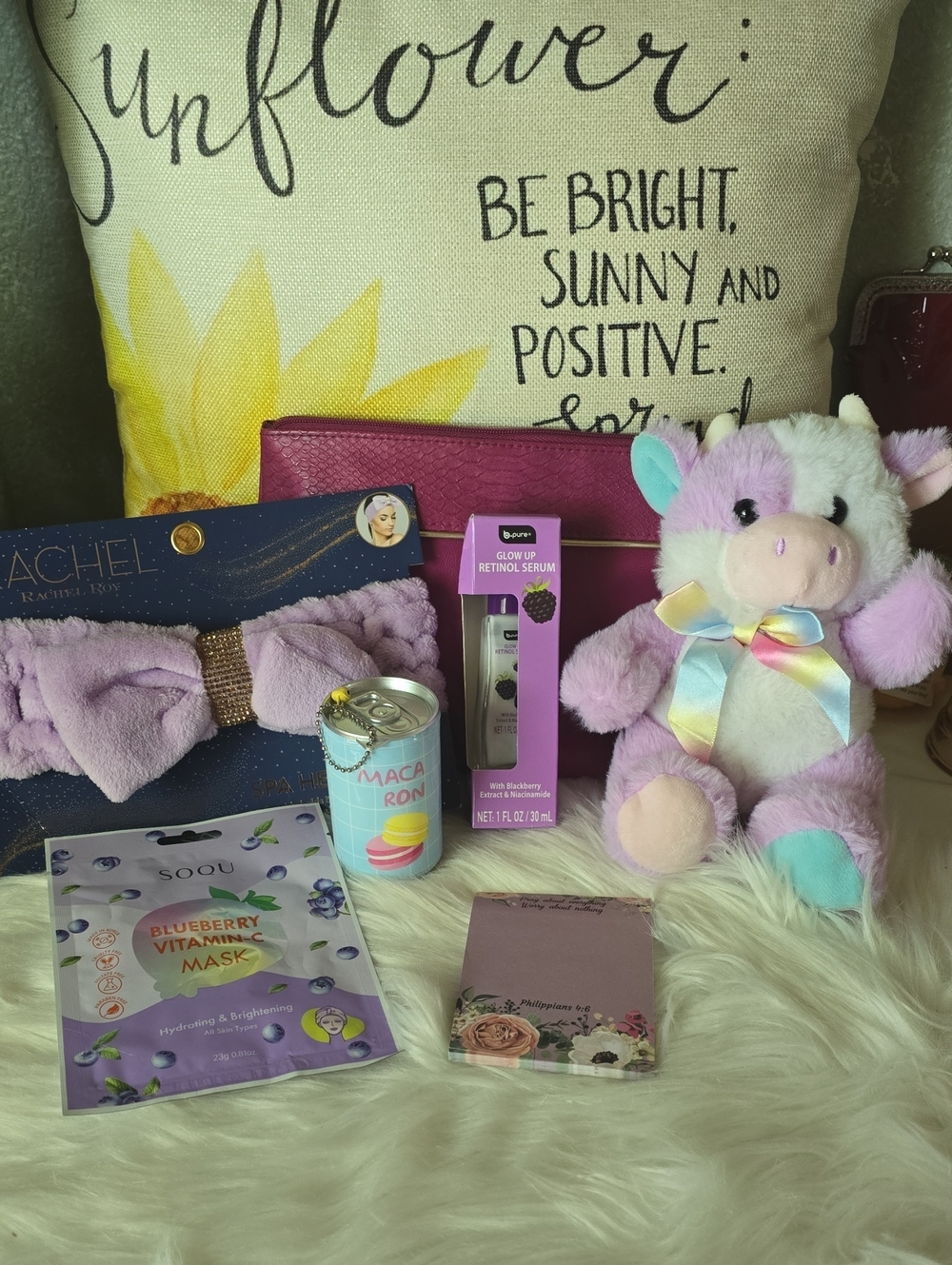 7 Item BUNDLE  Relaxation Bundle Purple CUTENESS